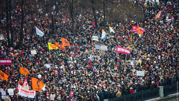 Митинг на Болотной площади 10 декабря. Архив