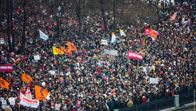 Митинг на Болотной площади 10 декабря. Архив