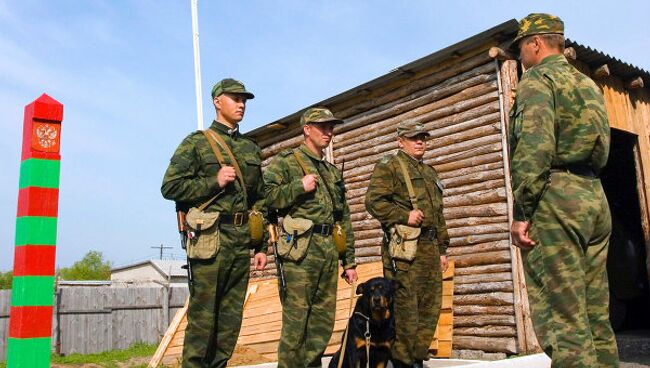 Охрана государственной границы России. Архивное фото