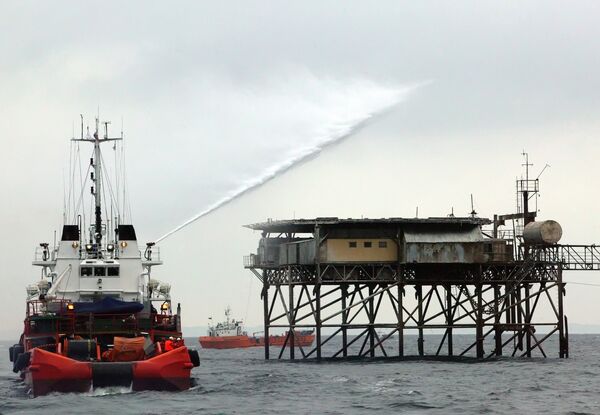 Международные учения спасателей Балекс-Дельта-2008 по отработке действий по ликвидации аварийного разлива нефти