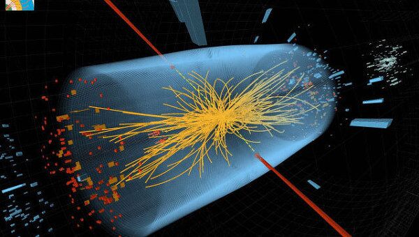 Детектор ATLAS Большого адронного коллайдера зафиксировал небольшой пик, который может быть признаком существования бозона Хиггса