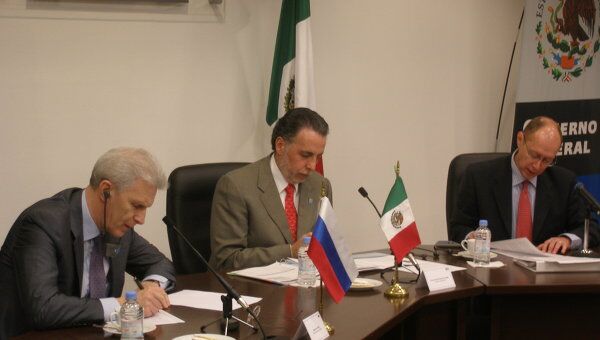 Заседание в Мехико пятой российско-мексиканской межправительственной комиссии