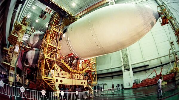 Советский орбитальный корабль Буран. Архивное фото