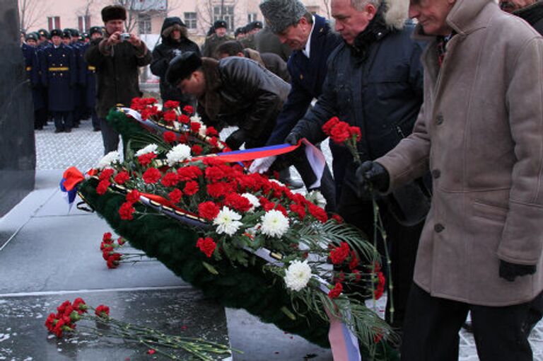 Во вторник, 13 декабря, у памятника «Доблестным сынам Отечес Во вторник, 13 декабря, у памятника «Доблестным сынам Отечес