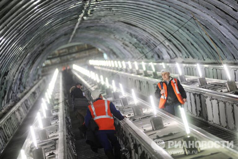 Подготовка к открытию станции метро Адмиралтейская