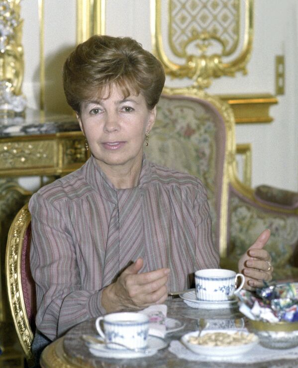Раиса Максимовна Горбачева, супруга Генерального секретаря ЦК КПСС М.С.Горбачева