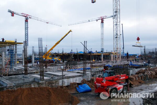 Строительство нового терминала Пулково