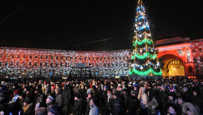 Встреча Нового года в Санкт-Петербурге