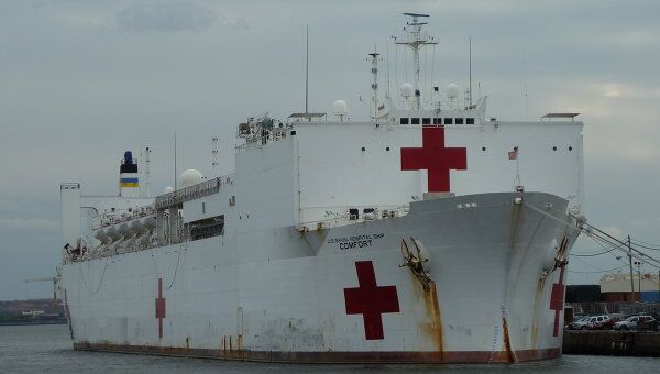Госпитальный корабль USNS Comfort 