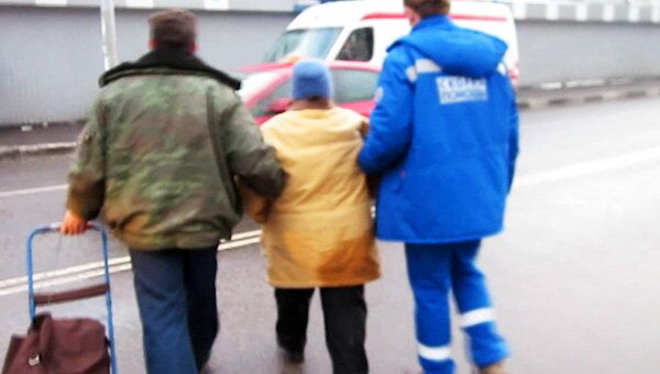 Автокран КАМАЗ на пешеходном переходе в Москве сбил пожилую женщину