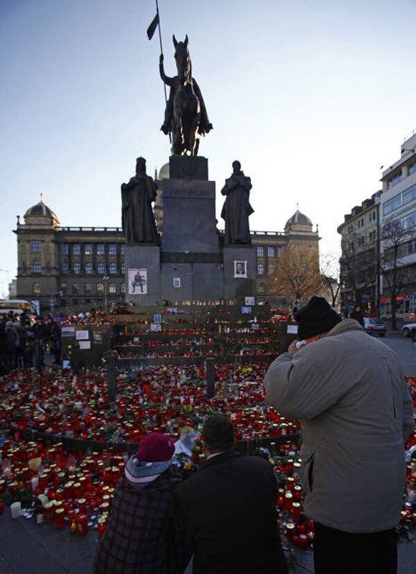 Прощание с экс-президентом Чехии Вацлавом Гавелом