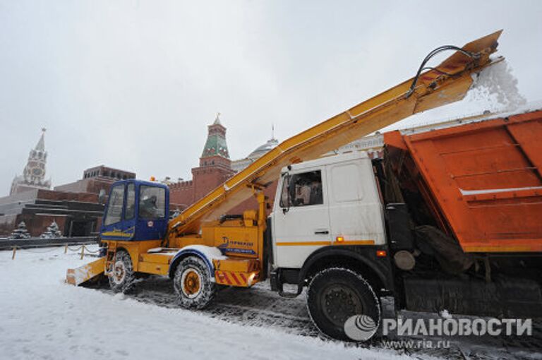 Снегопад в Москве