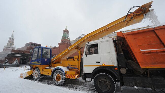 Снегопад в Москве