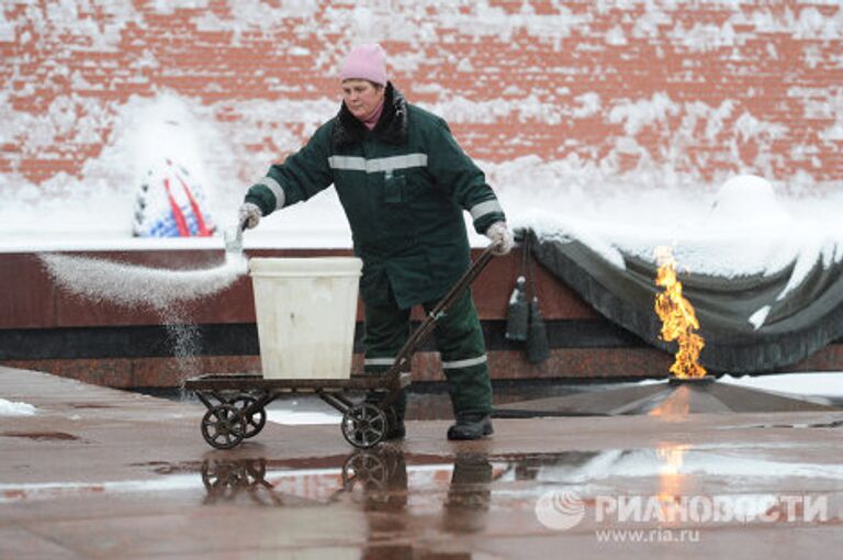 Снегопад в Москве