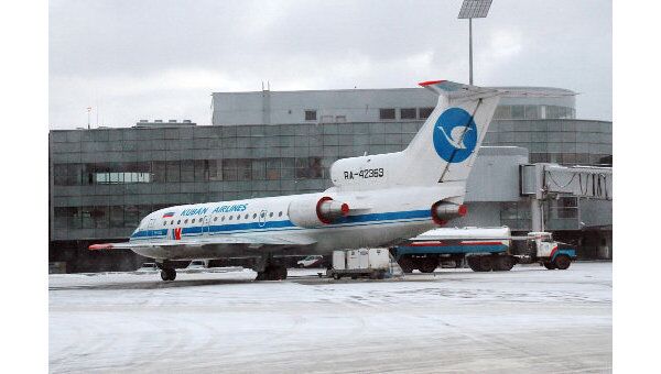 Пассажирский самолет Як-42 авиакомпании Кубанские авиалинии 