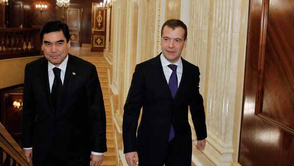 Встреча Д.Медведева и Г.Бердымухамедова. Архив
