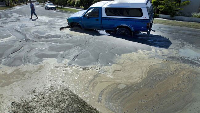 Последствия землетрясений близ города Крайстчерч в Новой Зеландии. Архив Последствия землетрясений близ города Крайстчерч в Новой Зеландии. Архив