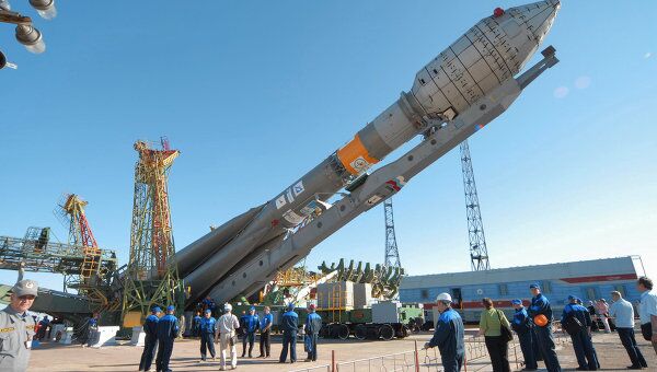 На Байконуре готовится к запуску РН Союз-ФГ с телекоммуникационными спутниками «GLOBALSTAR»