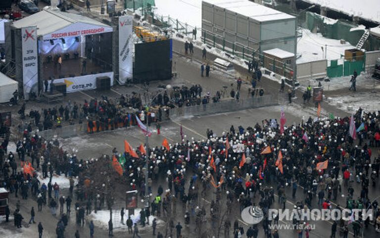 Митинг оппозиции За честные выборы в Москве