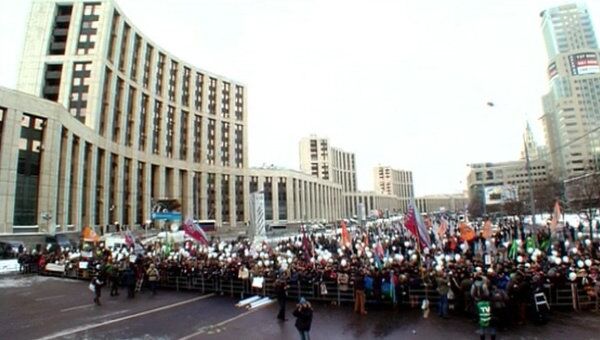 Митинг на проспекте Сахарова в деталях