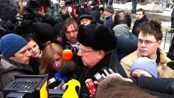 Алексей Кудрин на митинге За честные выборы в Москве