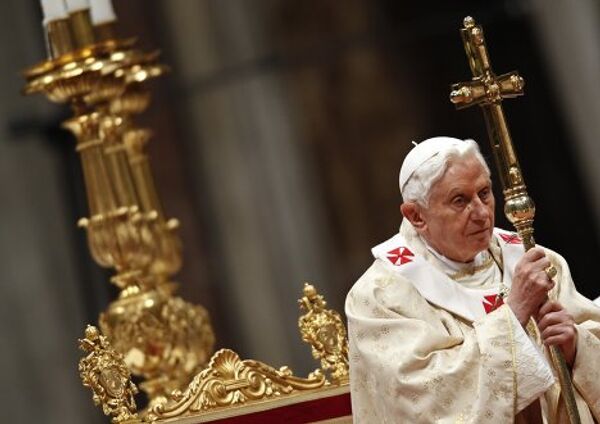 Папа Римский провел рождественскую мессу в Соборе Святого Петра