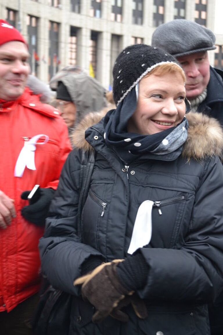 Знаменитости на площади Сахарова: московский митинг 24 декабря