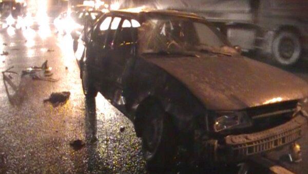 Две крупных аварии и пожар в автомобиле произошли на юго-западе Москвы