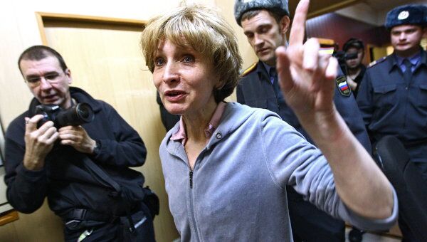 Оглашение приговора Наталье Гулевич в Таганском суде Москвы