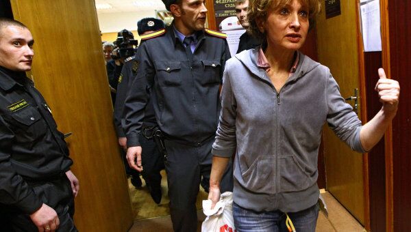 Оглашение приговора Наталье Гулевич в Таганском суде Москвы