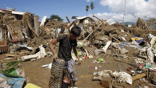 Почти 1,5 тыс человек стали жертвами тайфуна Ваши на Филиппинах