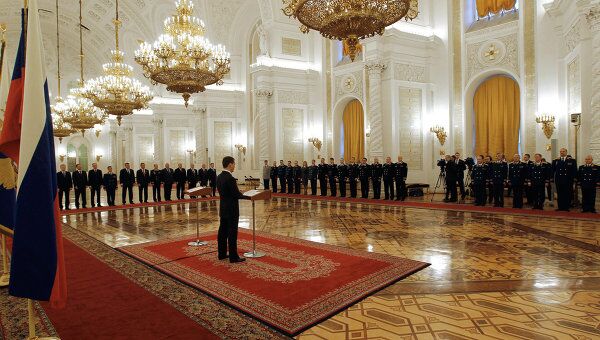 Встреча Д.Медведева с вышими офицерами в Кремле