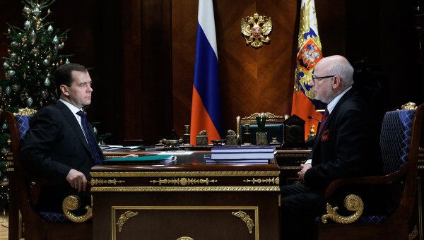 Встреча Д.Медведева и М.Федотова