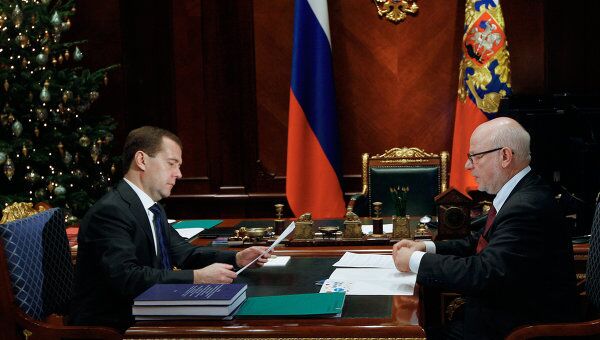 Встреча Д.Медведева и М.Федотова