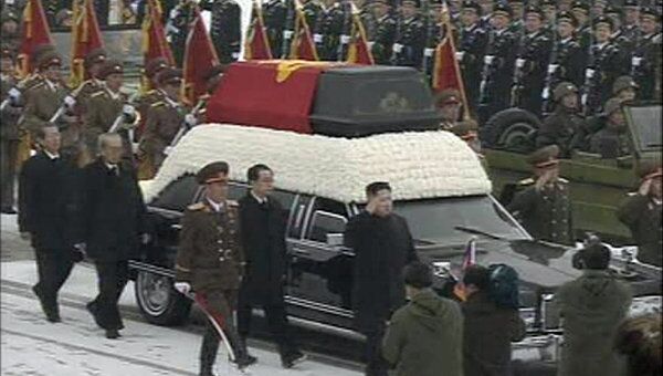 Северная Корея проводила в последний путь своего лидера Ким Чен Ира