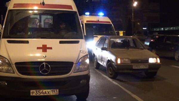 На юге Москвы столкнулись два автомобиля. Есть пострадавшие