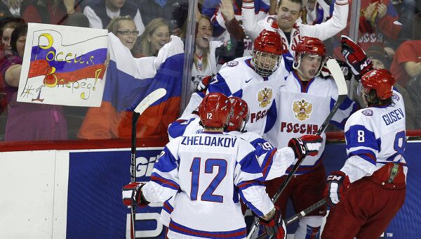 Молодежная сборная России по хоккею обыграла словаков в матче ЧМ