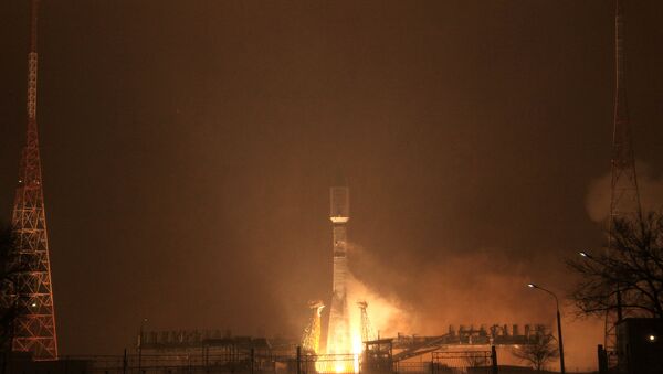 Запуск Союз-2.1а с космическим аппаратом Глобалстар-2. Архивное фото