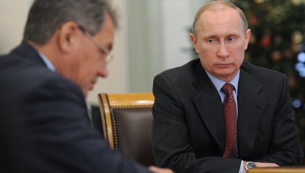 Премьер-министр РФ В.Путин провел совещание по ситуации в Туве