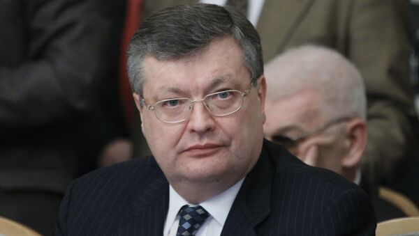 Экс-Министр иностранных дел Украины Константин Грищенко. Архивное фото