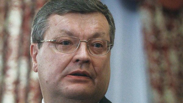 Министр иностранных дел Украины Константин Грищенко. Архив