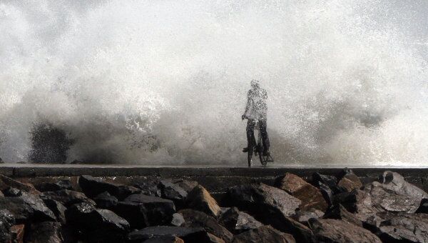 Ливневые дожди и сильный ветер, вызванные циклоном Тан (Thane), обрушились в пятницу на юго-восточное побережье Индии 
