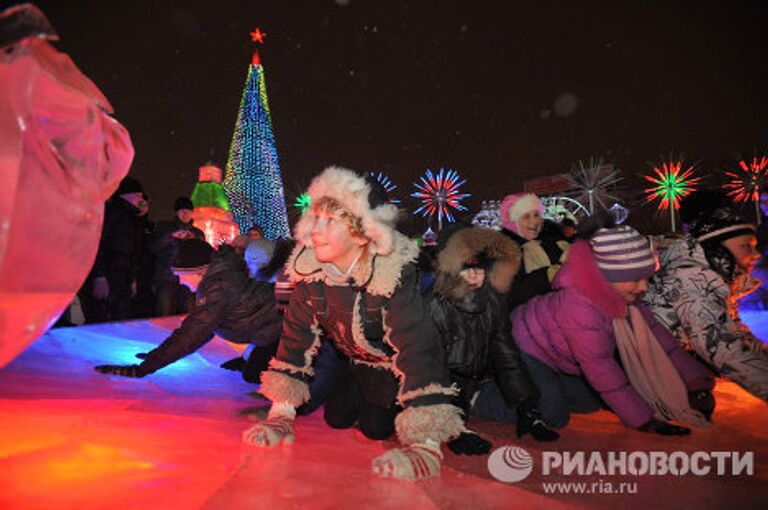 Ледовый горoдок в Екатеринбурге