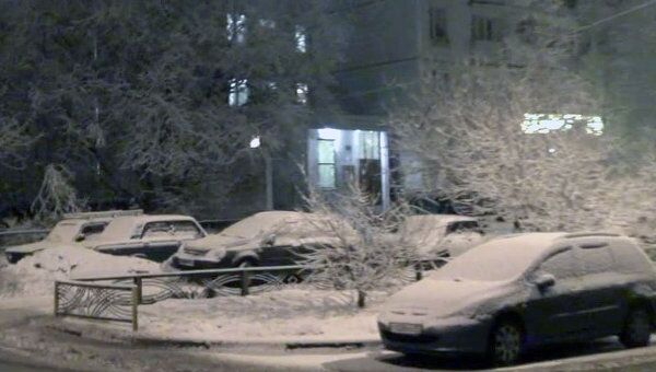 Новогодний снег в Москве
