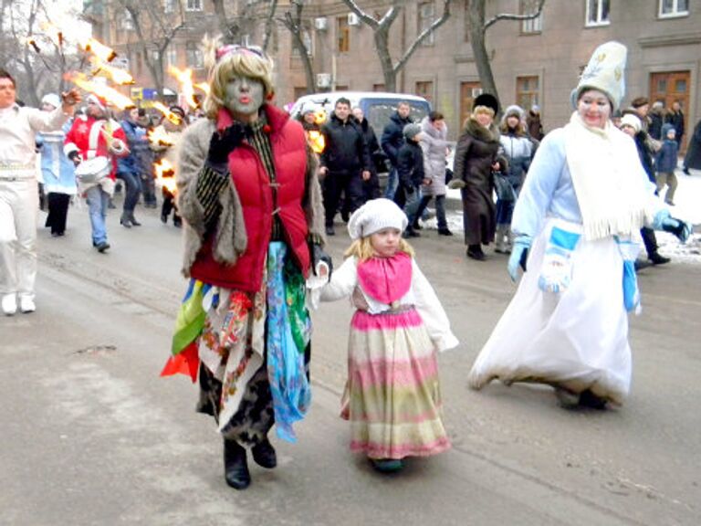 3 января 2012 года в Волгограде состоялся парад Дедов Морозо