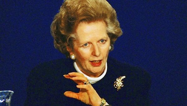Премьер-министр Великобритании Маргарет Тэтчер. Архив