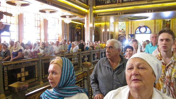 Верующие из РФ отметили Рождество в храме Шарм-эш-Шейха в Египте