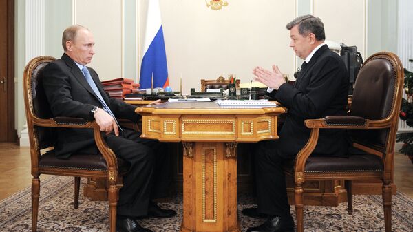 Встреча Владимира Путина с Анатолием Артамоновым