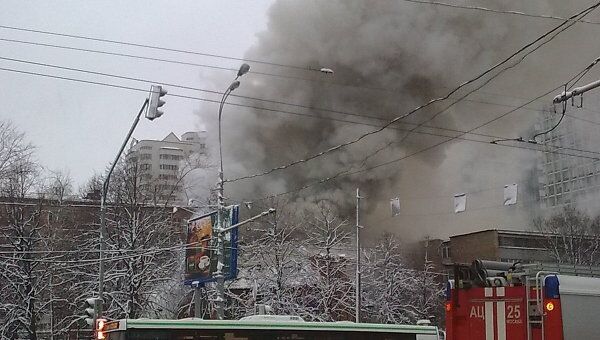 Взрыв газа в московском ресторане