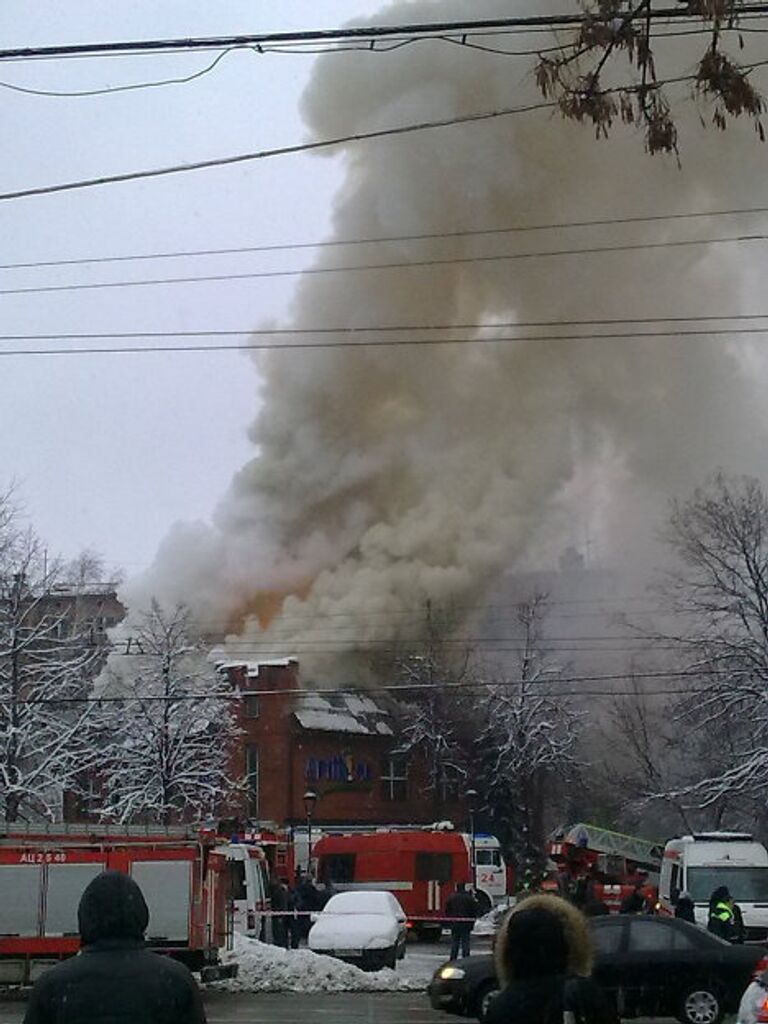 Взрыв газа в московском ресторане